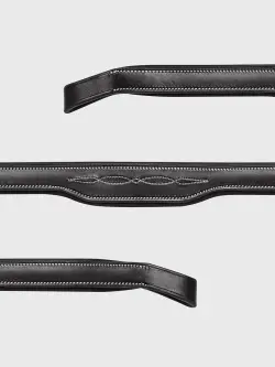 【定番商品】EQUILINE The Bridle Project エクイライン・MAKE YOUR CHOICE ステッチ入り額革(BB0418)