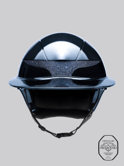 【ーNEWー新定番商品】EQUILINE XANTO SWAROVSKI CRYSTAL FRONT Sun Visor (エクイライン スワロクリスタルフロント ライディングヘルメット・サンバイザー)