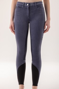 ● SALE！● EQUILINE Edinaef・エクイライン レディースベルベットフルグリップブリーチ（シーズンコレクション限定デザイン)