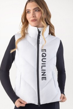 ◆ NEW ◆ EQUILINE CILET・エクイライン レディースキルトベスト（シーズンコレクション限定デザイン)