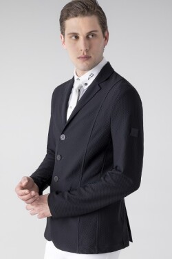 ◆ SALE ◆ EQUILINE CEMESC ・エクイライン メンズ競技用メッシュジャケット(シーズンコレクション限定商品！)ブラック