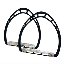 ◆ SALE ◆ Uof Race Stirrups Ergal 96 (Uof レース用アルミ鐙) ブラック