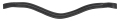【定番商品】EQUILINE The Bridle Project エクイライン・MAKE YOUR CHOICE カーブ額革(BB0426)