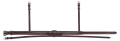 【定番商品】EQUILINE The Bridle Project エクイライン・MAKE YOUR CHOICE ステッチ入りコンビ鼻革(NB0450)