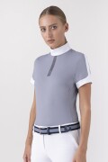 【中古・未使用品】エクイライン EQUILINE NOEMI 長袖 ライディングシャツ 競技用 S ホワイト レディース 乗馬 馬術 中古・未使用品】エクイライン EQUILINE NOEMI 長袖