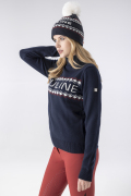● SALE！● EQUILINE RUDY・エクイライン レディースハイネックセーター（Xmasコレクション限定デザイン)