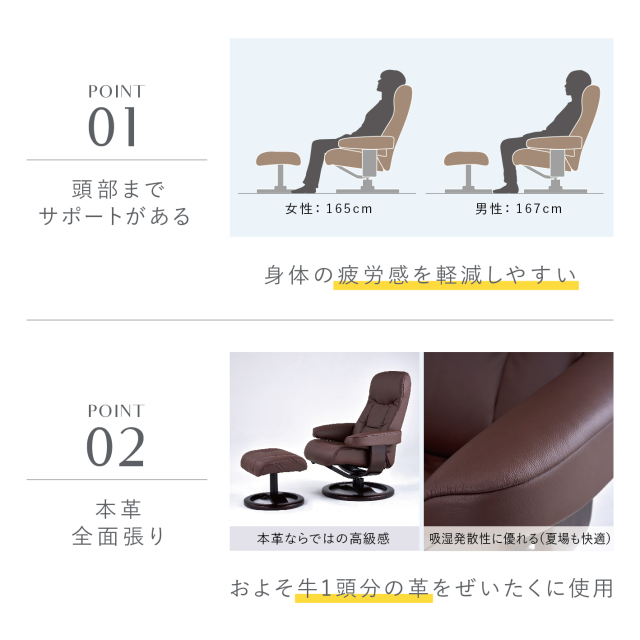 215サポート機能/本革について