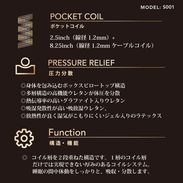 MODEL S-001 シモンズビューティレスト神宮前