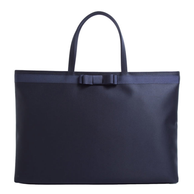 送料無料]国産,岩佐,自立式リボンお受験ビッグトートBAG,大【101251-b