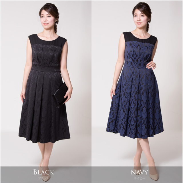 ジャガードワンピースドレス,M,パーティー,レディース,結婚式,二次会  