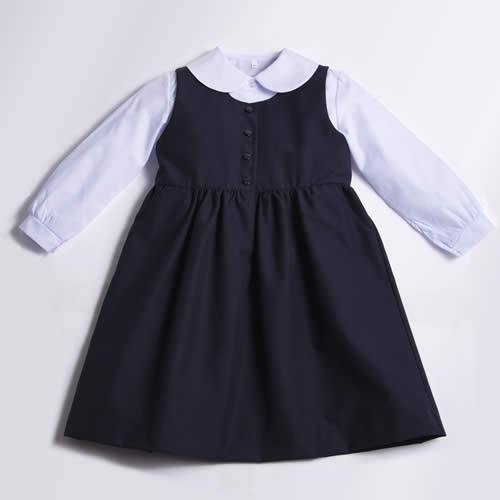 女の子用】お子様用 濃紺スーツアンサンブル 【MM-1808】[110cm,120cm