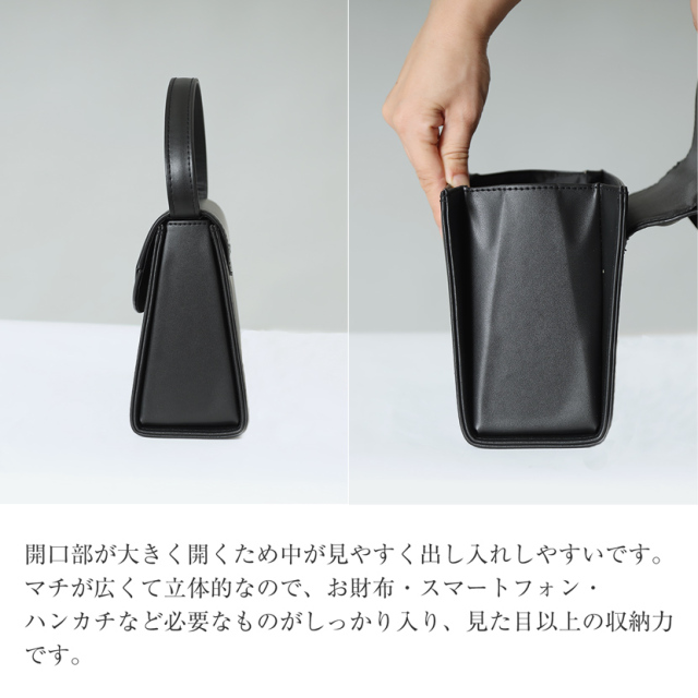 お受験バッグ]自立式,お受験バッグ,小,ハンドバッグ,合皮,レディース