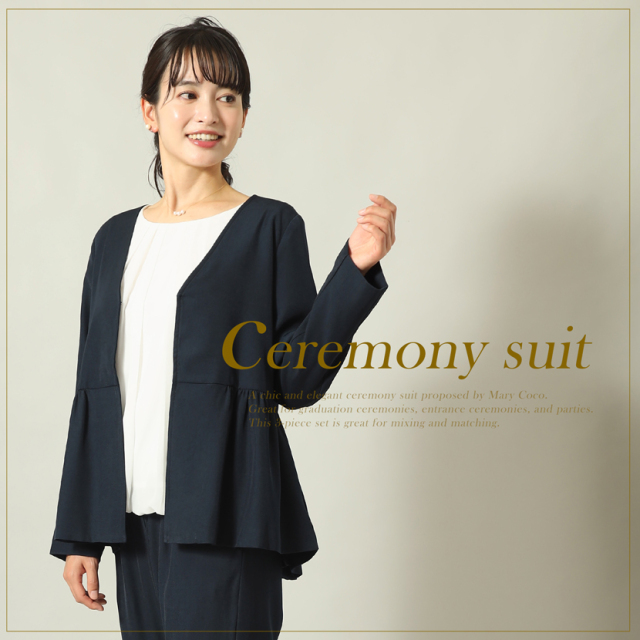 【イデアルーチェ】キラキラペプラムジャケット 新品‼️ 週末限定大幅値下げ‼️ Eternal Line 2025】トリアセサテンタックペプラム ジャケット|ANAYI