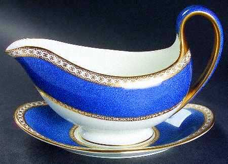 ウェッジウッド（wedgwood）ユーランダーパウダーブルー グレービーボート