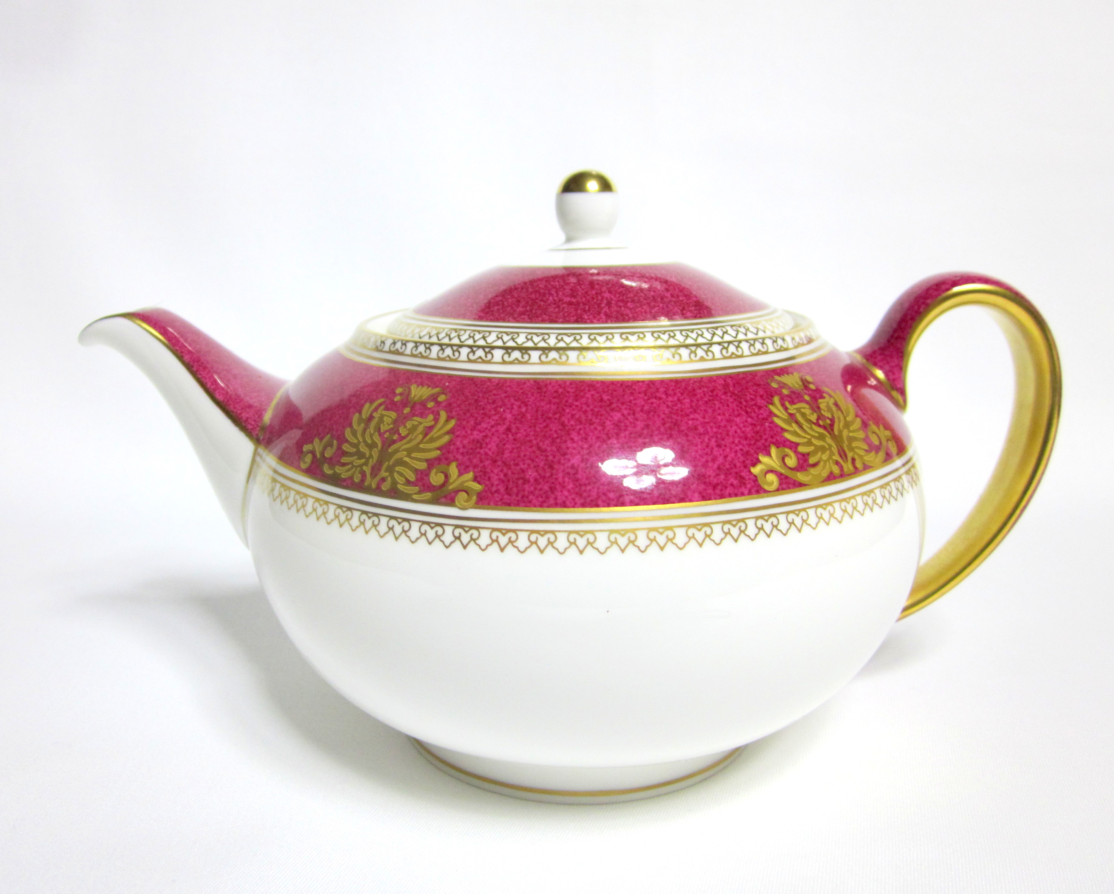 ウェッジウッド（Wedgwood）コロンビアパウダールビー ティーポット 