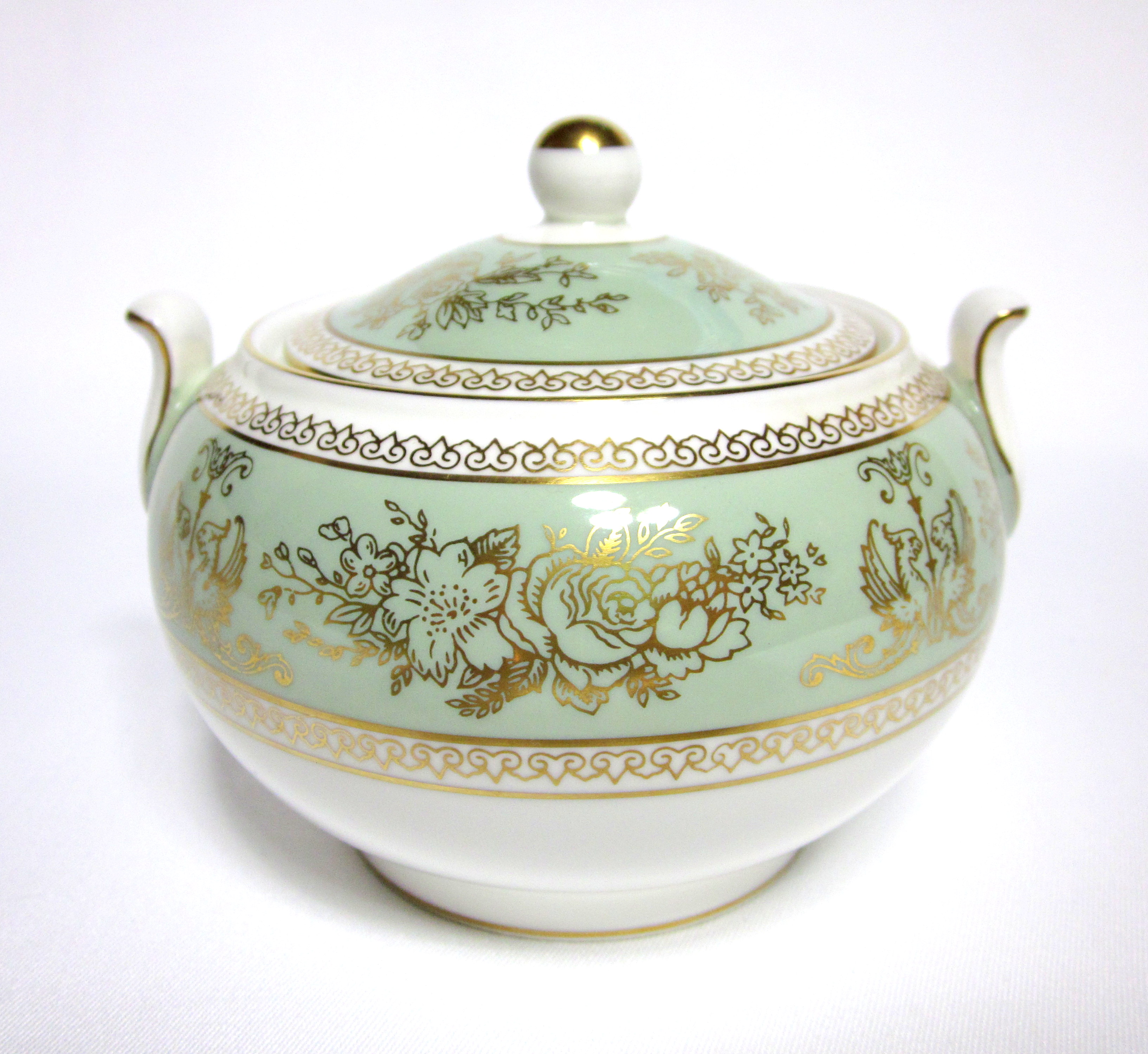 ウェッジウッド(Wedgwood)コロンビア セージグリーン シュガー ウェッジウッド(Wedgwood)コロンビア セージグリーン シュガー