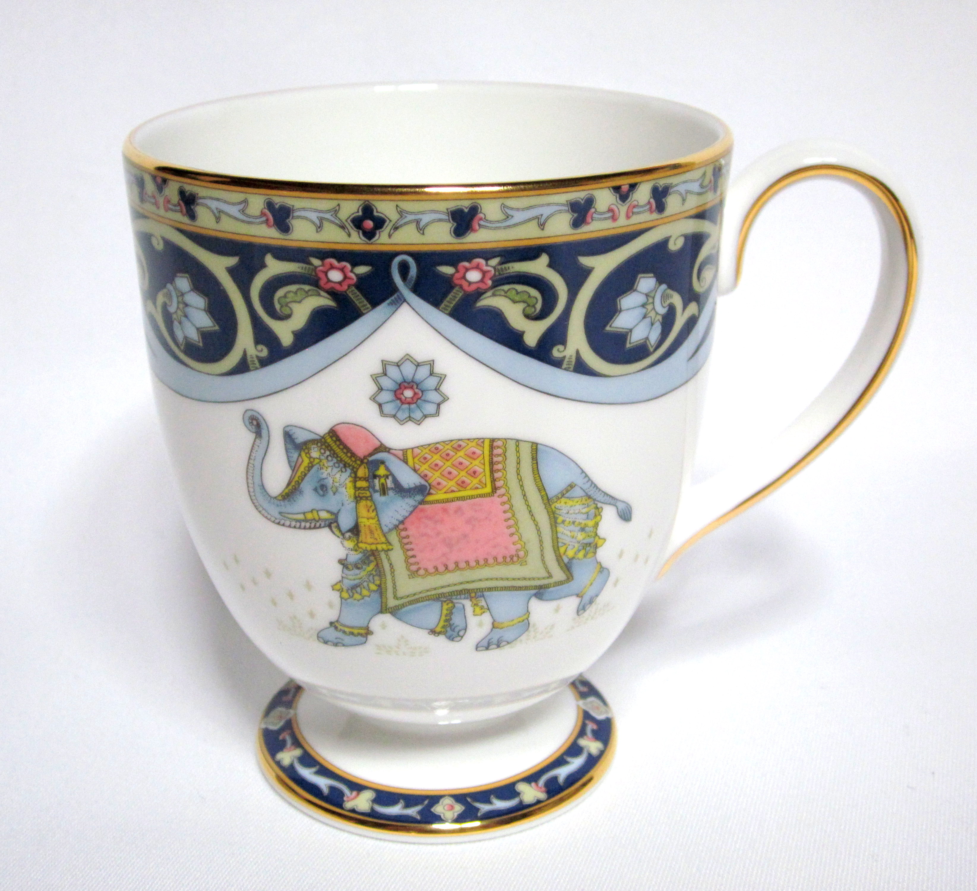 ウェッジウッド（Wedgwood）ブルーエレファント マグカップ【西洋