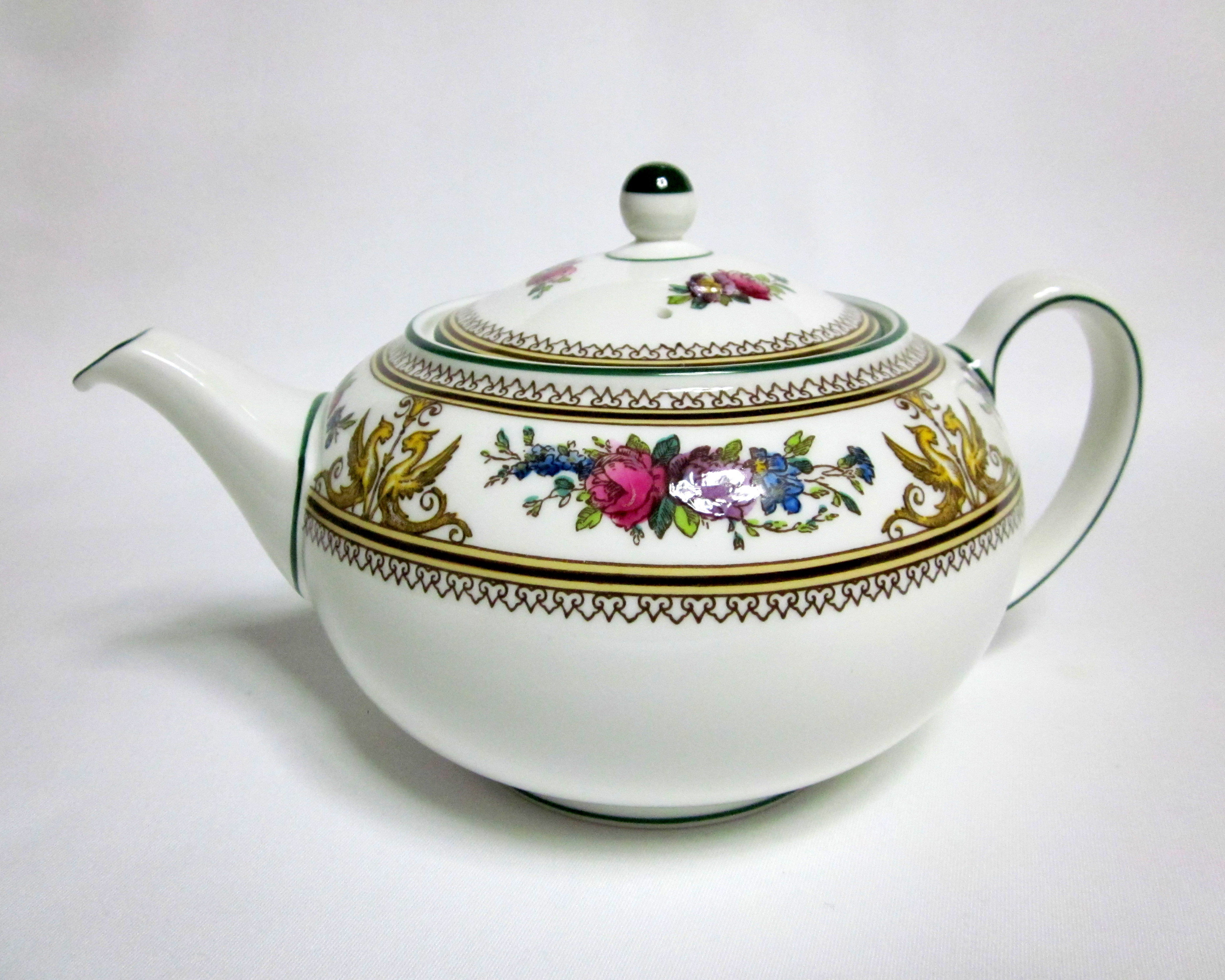 ウェッジウッド（Wedgwood）コロンビア エナメル ティーポット(L