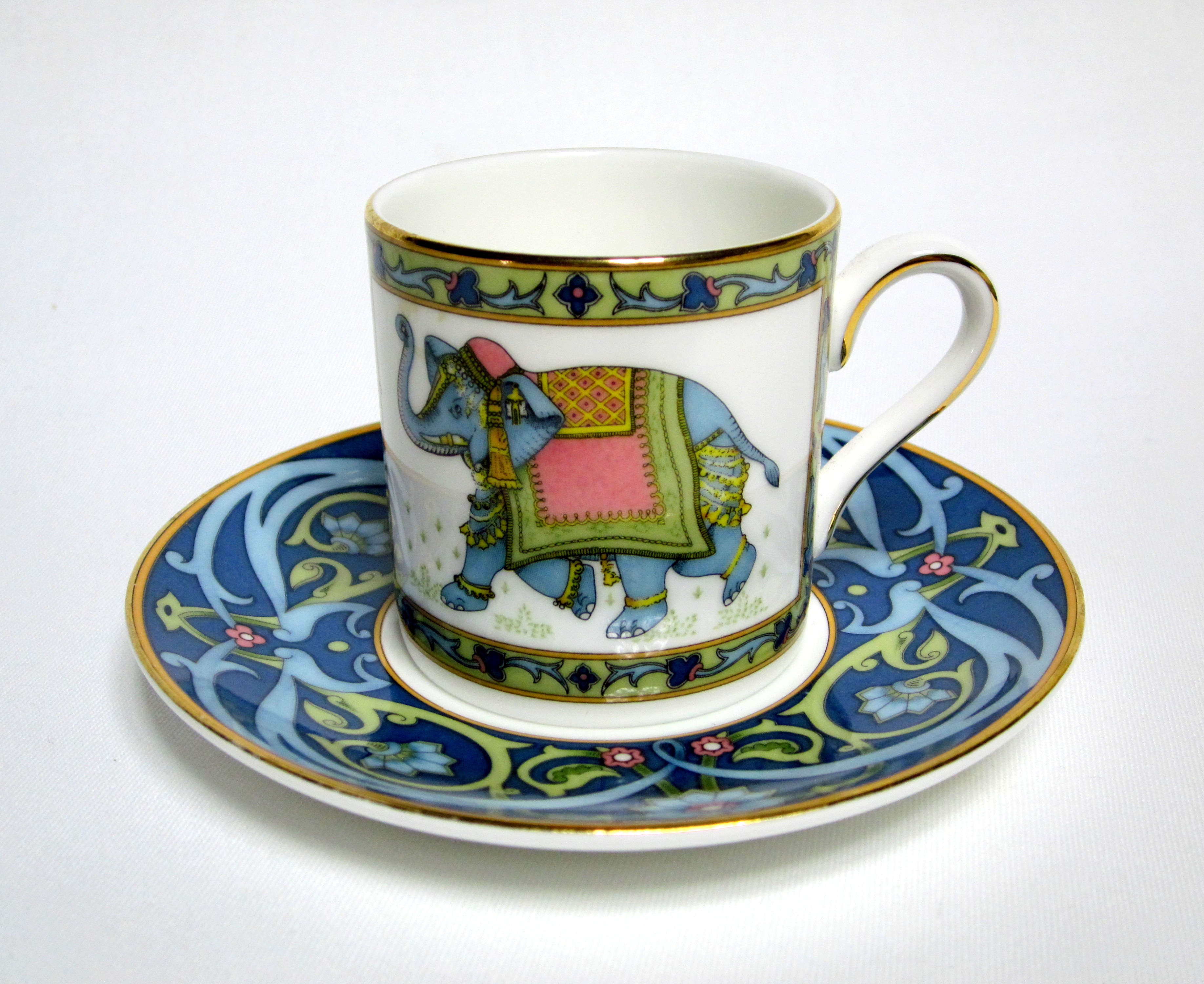 ウェッジウッド（Wedgwood）ブルーエレファント デミタスカップ 