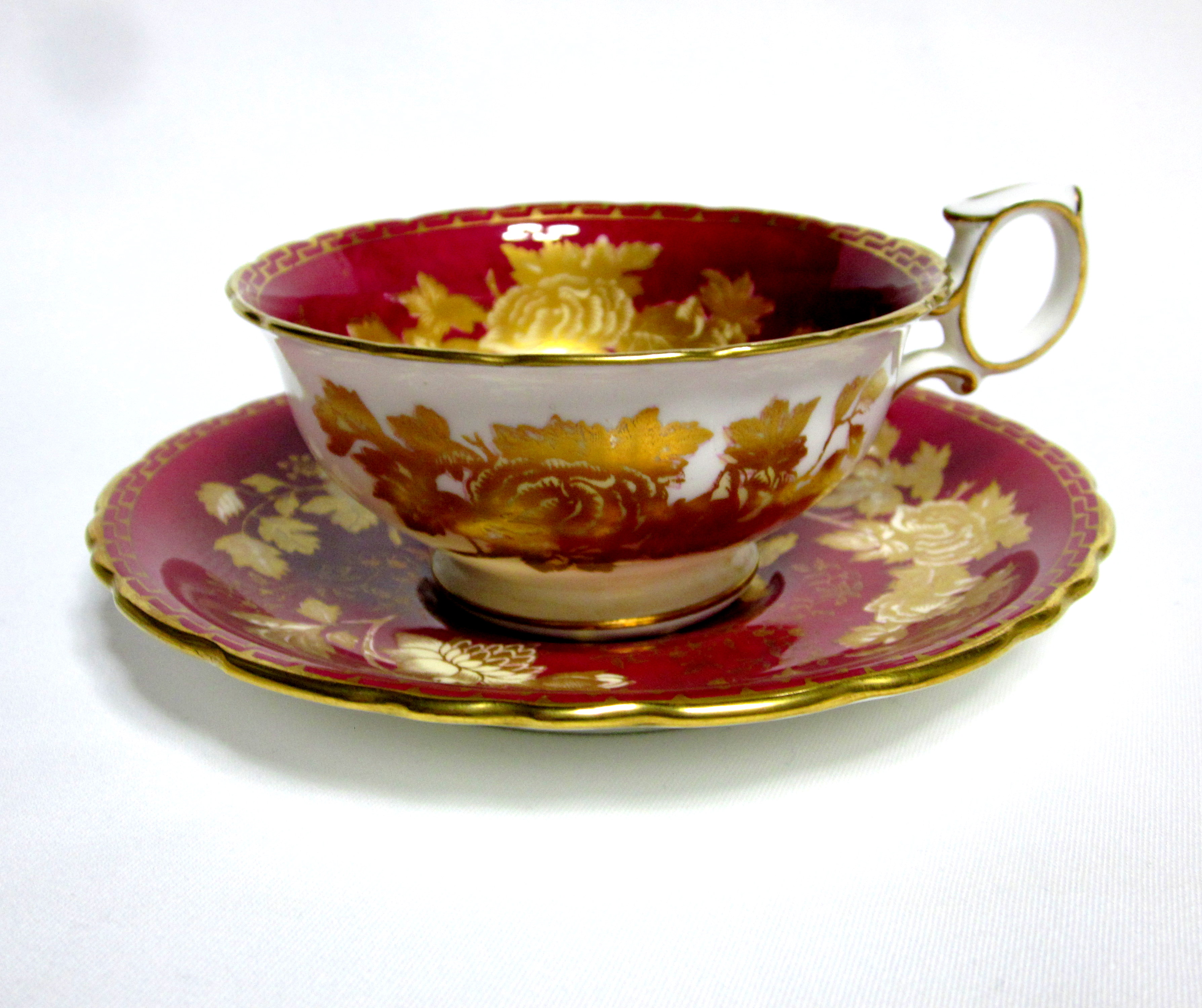 ウェッジウッドトンキンルビーティーカップソーサー 