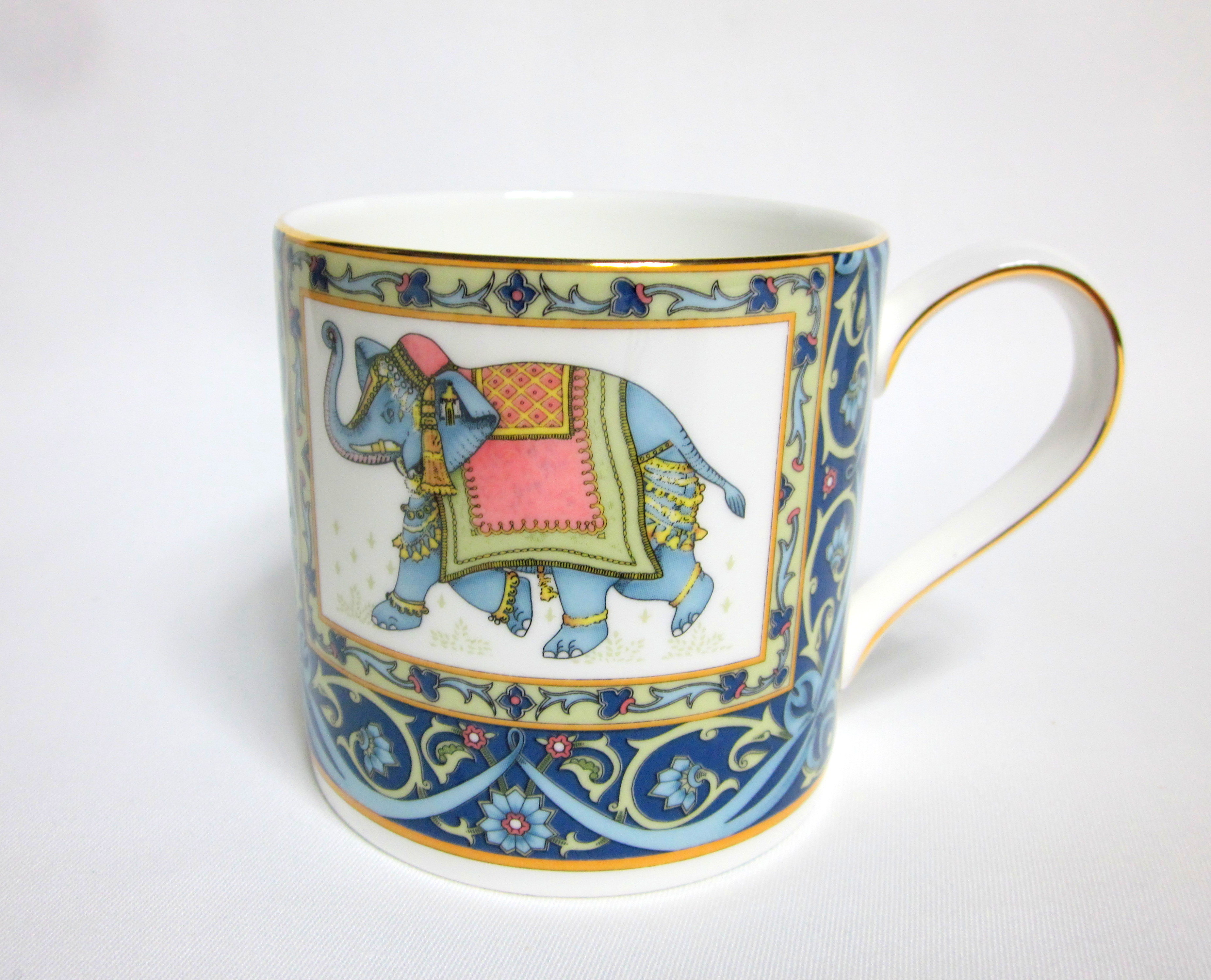 ウェッジウッド（Wedgwood）ブルーエレファント マグカップ【西洋