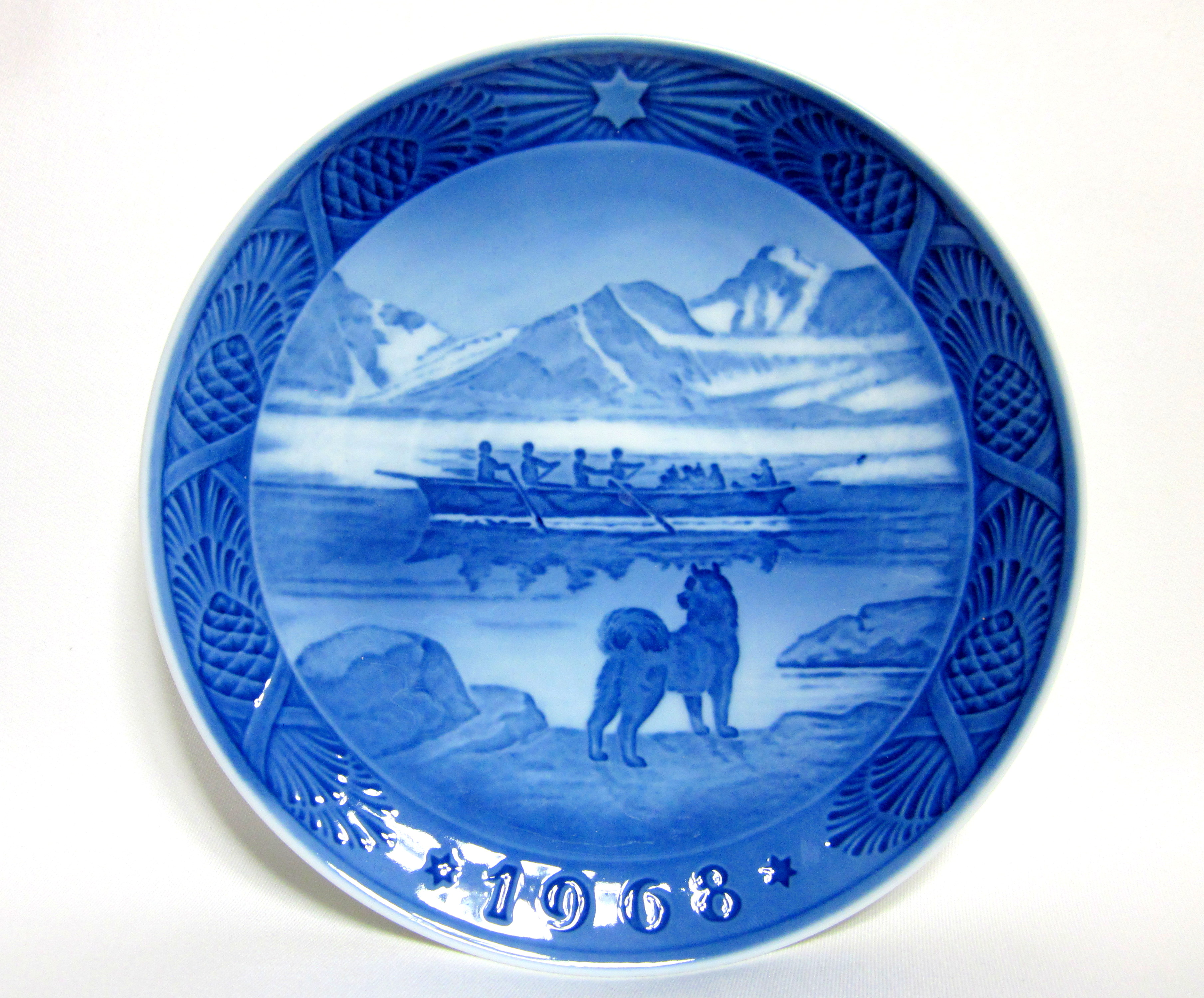 ロイヤルコペンハーゲン（Royal copenhagen）イヤープレート 1968