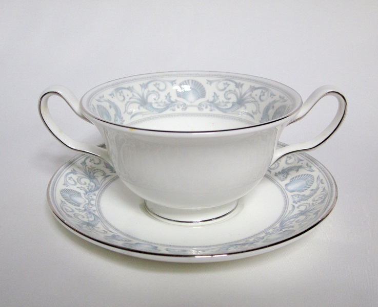 ウェッジウッド（Wedgwood）ドルフィンホワイト スープカップ