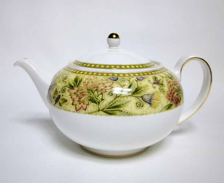 ウェッジウッド（Wedgwood）フローラルタペストリー ティーポット（L  