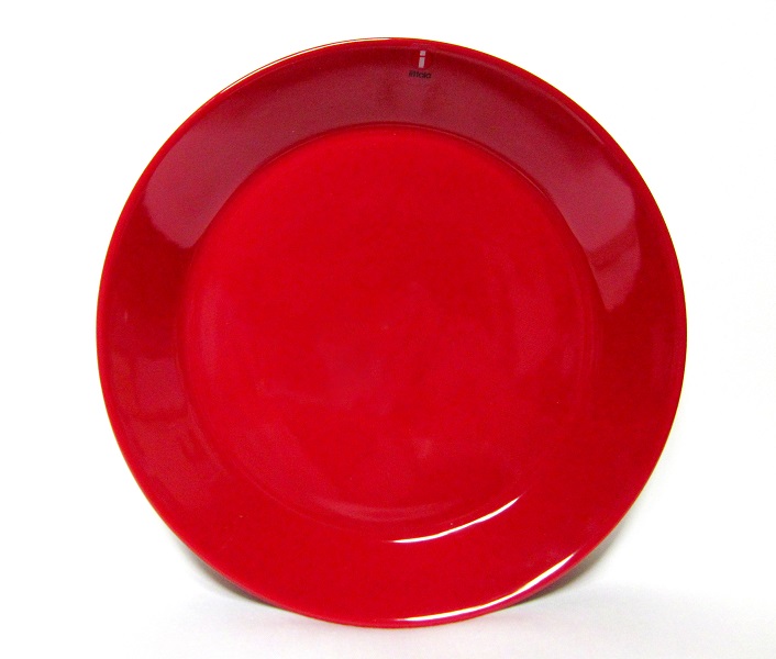 ティーマ(Teema)レッド プレート（２１ｃｍ）