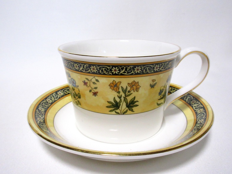 ウェッジウッド（Wedgwood）インディア ティーカップ＆ソーサー（デルフィー）