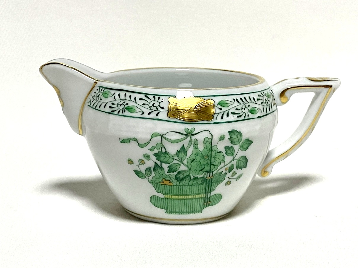 ヘレンド 清の花籠 クリーマー