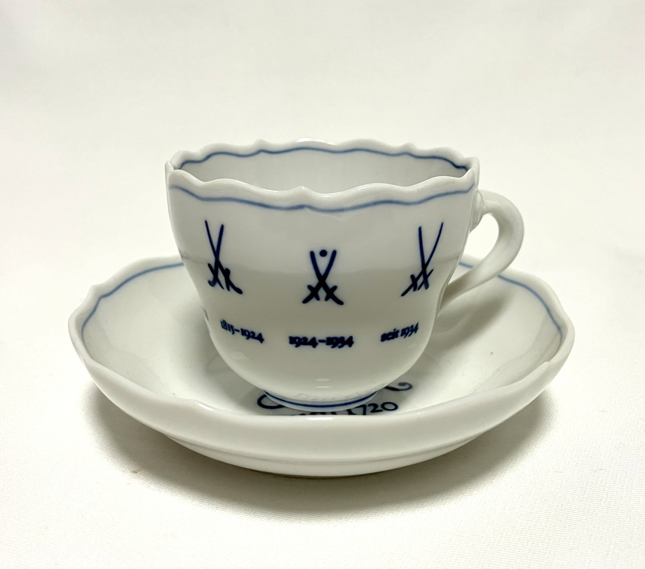 マイセン(Meissen)歴代双剣 デミタスカップ