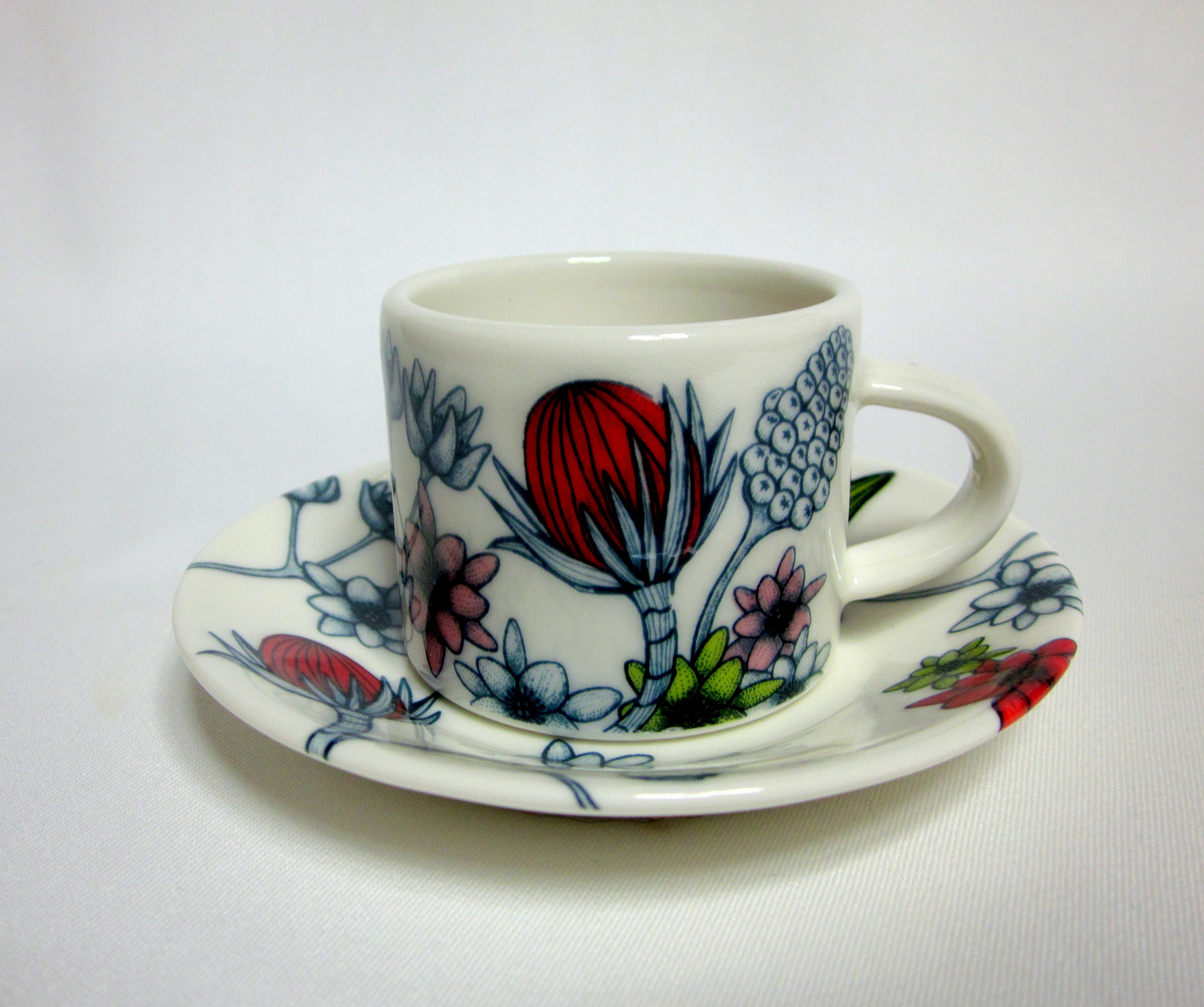 新品 ARABIA つらかっ RUNO アラビア ルノ サマーレイ カップ＆ソーサー 