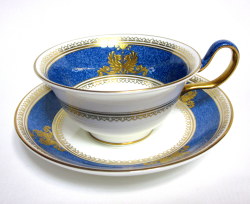【セール品 30％OFF】ウェッジウッド（Wedgwood）コロンビアパウダーブルー ティーカップ＆ソーサー