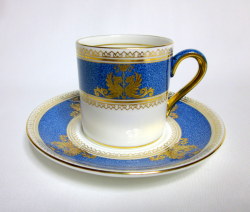 ウェッジウッド（Wedgwood）コロンビア パウダーブルー デミタスカップ  