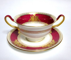 ウェッジウッド（Wedgwood）コロンビアパウダールビー スープカップ