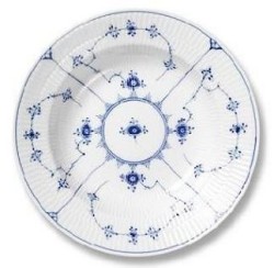 ロイヤルコペンハーゲン（Royal copenhagen）ブルーフルーテッド プレイン スープボウル（２３ｃｍ）