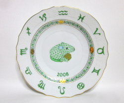 も*も様 ヘレンド　イヤープレート　2008 2009 2010 2011 セッ ヘレンド（Herend）イヤープレート 2008【西洋アンティーク