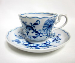 マイセン（Meissen）ブルーオニオン コーヒーカップ＆ソーサー【西洋