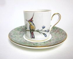 ウェッジウッド（Wedgwood）ハミングバード デミタスカップ＆ソーサー 