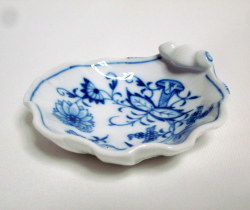 マイセン（Meissen）ブルーオニオン シェルプレート【西洋アンティーク