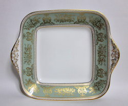 ウェッジウッド　コロンビア　セージグリーン　B&Bプレート　デザートプレート ウェッジウッド コロンビア セージグリーン B&Bプレート