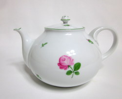アウガルテン（Augarten）ウィンナーローズ ティーポット【西洋