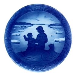 ロイヤルコペンハーゲン（Royal copenhagen）イヤープレート 1958