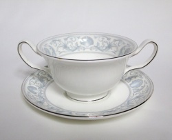 ウェッジウッド❤️ドルフィン❤️スープカップ＆ソーサー　ディナー皿　ペアセット ウェッジウッド（Wedgwood）ドルフィンホワイト スープカップ