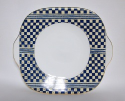 ウェッジウッド　ドルフィン　ブルー　B&Bスクエアプレート ウェッジウッド ドルフィンブルーB&Bスクエアプレート廃盤未使用