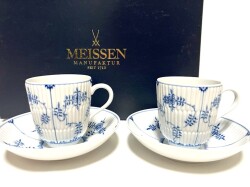 マイセン(Meissen)麦わら菊 コーヒーカップ＆ソーサー(ペア)【西洋