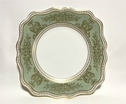 ウェッジウッド コロンビアセージグリーン スクエアプレート