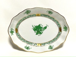 ヘレンド アポニーグリーン オーバル