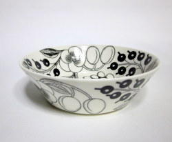 アラビア（ARABIA）ブラックパラティッシ スープボウル（17cm